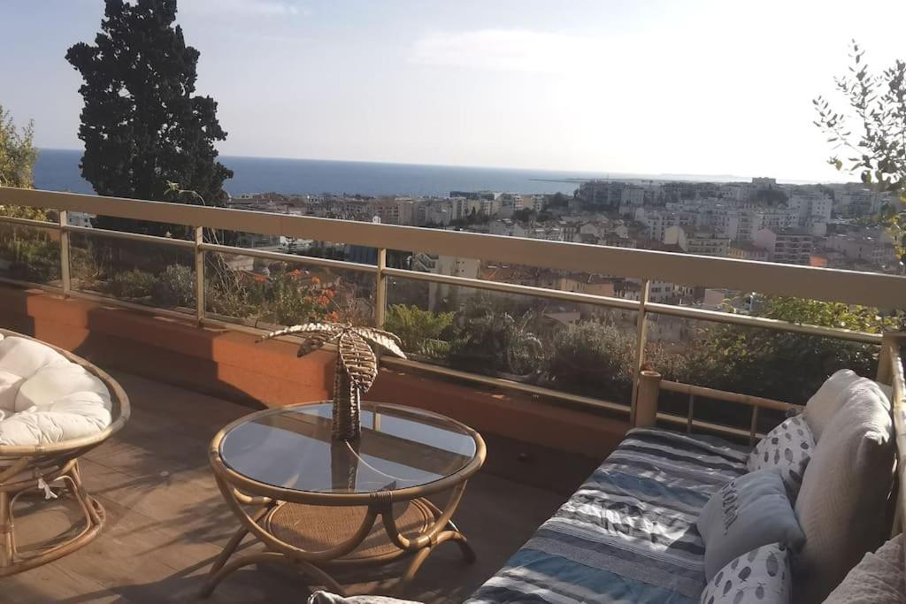 Appartement Nice Centre Vue Mer Avec Piscine Pour Famille, Couple D'Amis Pas De Groupes De Jeunes Autorises エクステリア 写真