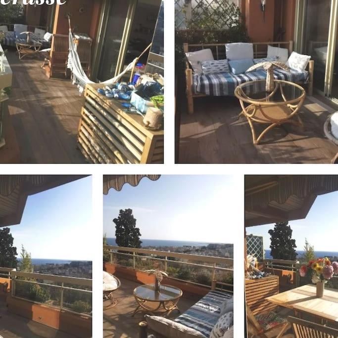 Appartement Nice Centre Vue Mer Avec Piscine Pour Famille, Couple D'Amis Pas De Groupes De Jeunes Autorises エクステリア 写真